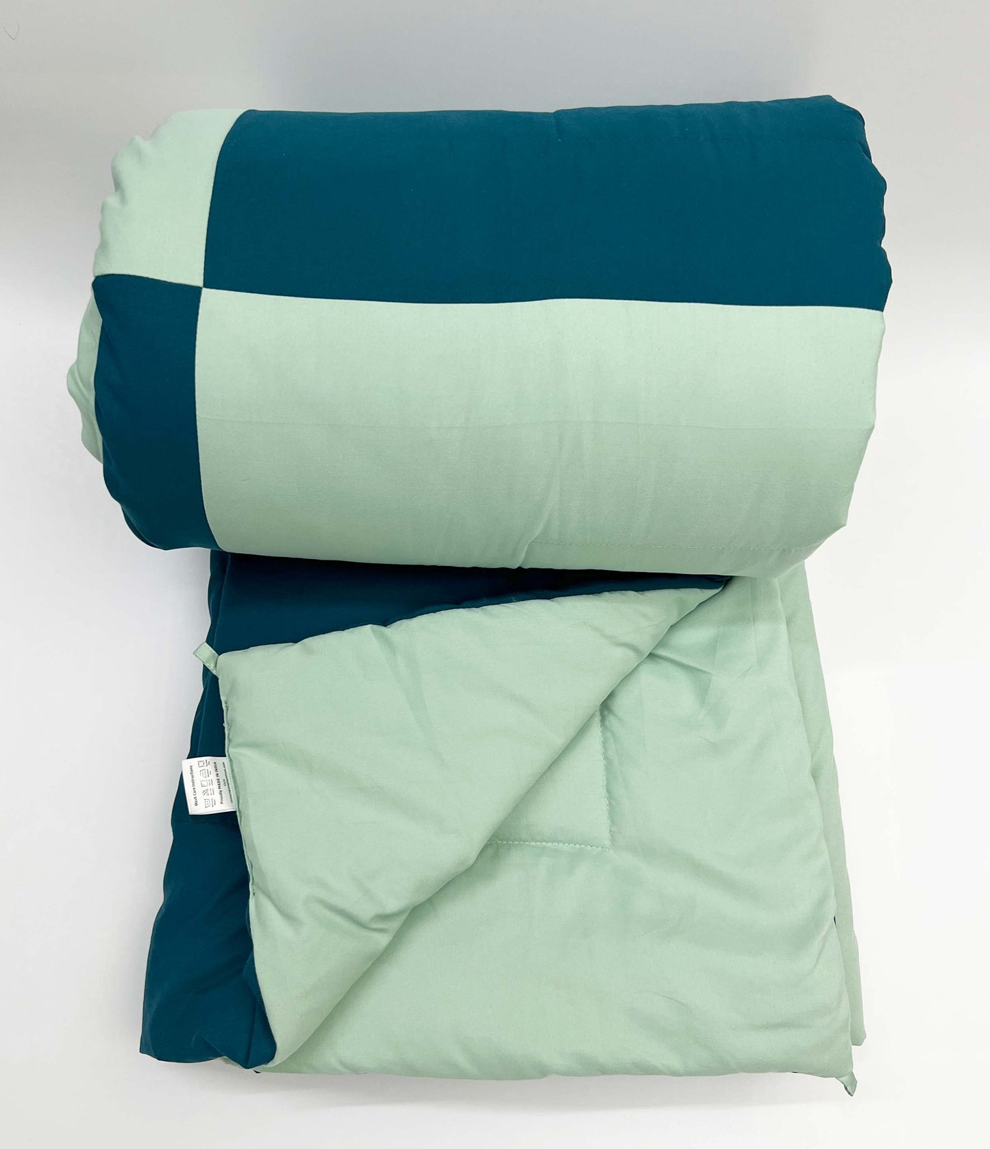 Patchwork (Mint Green - blue) - Comforter